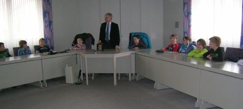 Besuch beim Bürgermeister
