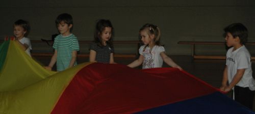 Turnen mit Vorschulkindern